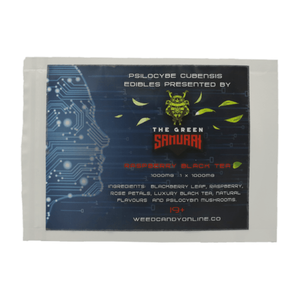 The Green Samurai - Raspberry Black Tea - 1000mg | Shroomyz Canada