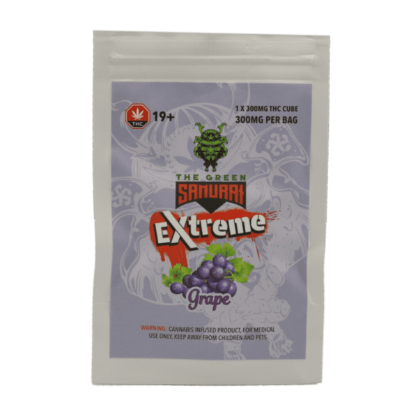 Green Samurai Extreme - Grape Gummy 300mg THC | Shroomyz Canada
