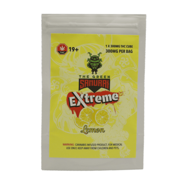 Green Samurai Extreme - Lemon Gummy 300mg THC | Shroomyz Canada