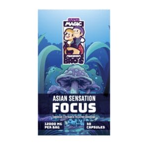 Super Magic Mushroom Bro’s - Asian Sensation FOCUS - 400MG Capsules | Shroomyz Canada